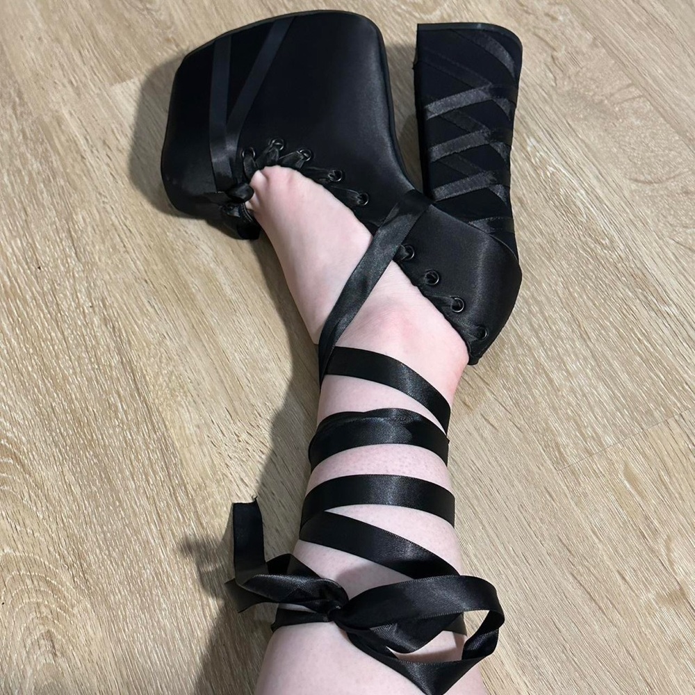 Sugar thrillz Lunar Waltz Of Wonder Platform Heels